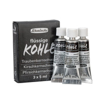 Schmincke Liquid Charcoal Trio Set - 3 pcs