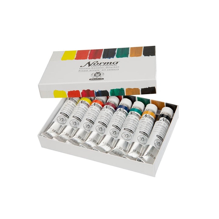 Schmincke Norma Professional Set of Professional Oil Paints in Tubes, 8 x 20 ml — image 2