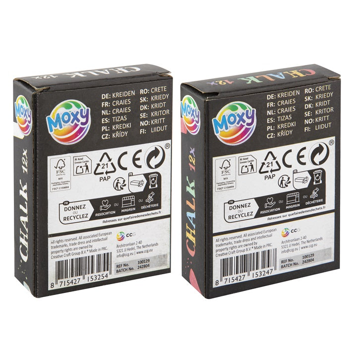 School Chalk 12 pcs | various sets — image 2