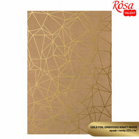 Scrapbooking Paper with Metallic Elements A4