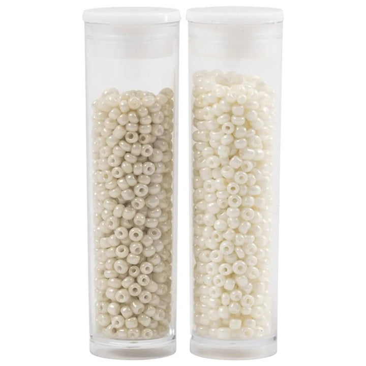 Seed Beads 1.7 mm, Set of 2x7 g