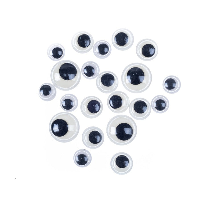 Self-Adhesive Glowing Wiggly Eyes / 20 pcs, image 2