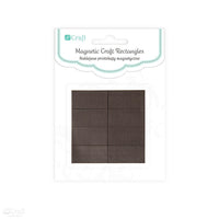 Self-Adhesive Magnetic Rectangles / Set of 12