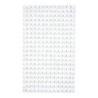Self-Adhesive Pearls 6 mm Off White / 260 pcs