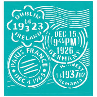 Self-Adhesive Stamp Stencil 16.5 x 16.5 cm