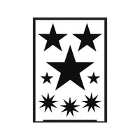 Self-Adhesive Star Stencil A5