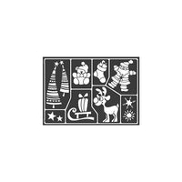 Self-Adhesive Stencil Children's Christmas A3