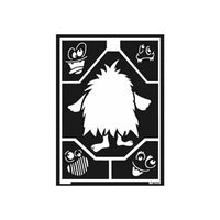 Self-Adhesive Stencil Little Monsters A5