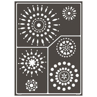 Self-Adhesive Stencil Modern Style A3