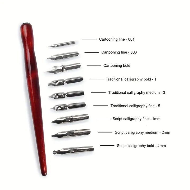 Set of 10 Calligraphy Set — image 3