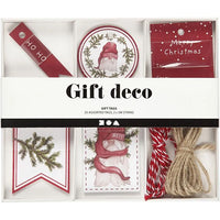Set of 25 Christmas gift tags, image 1