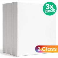 Set of 3 3D Stretched Canvases - Second Quality - 20x20 cm - image 5