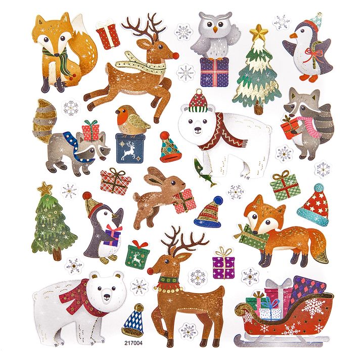 Set of 38 Christmas Stickers - image 2