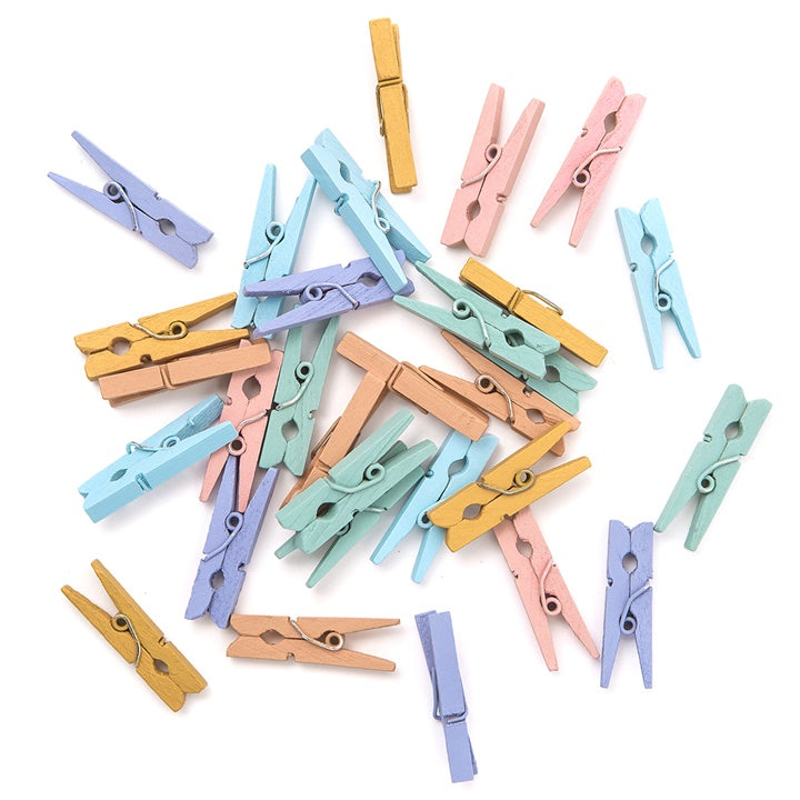 Set of Mini Wooden Clothespins | various packs, image 4