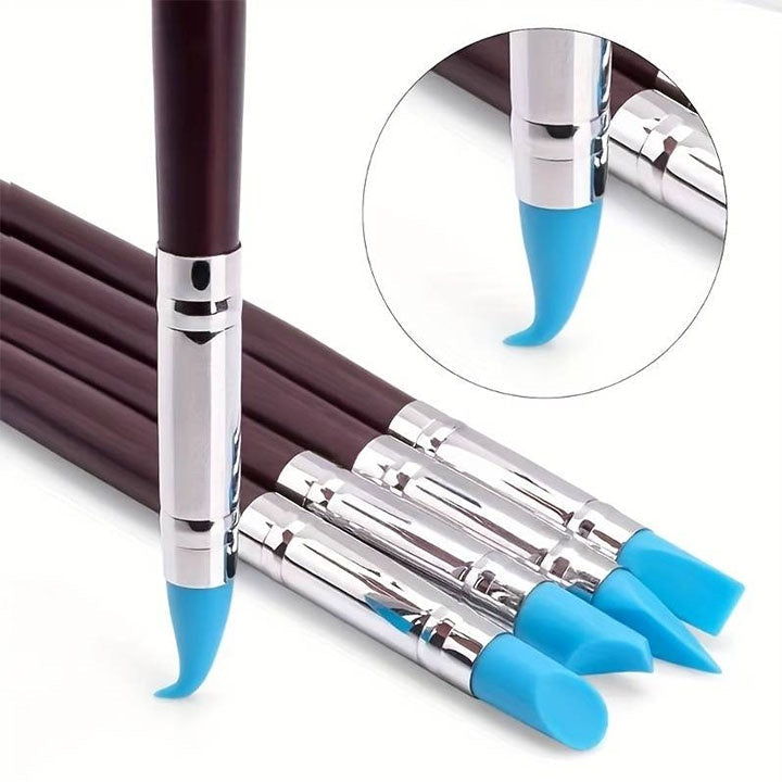 Set of 5 Silicone Brushes — Image 7
