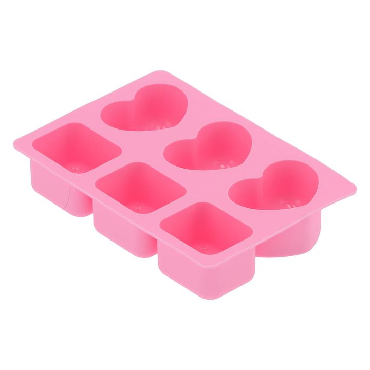 Silicone Casting Container - Squares and Hearts - image 1
