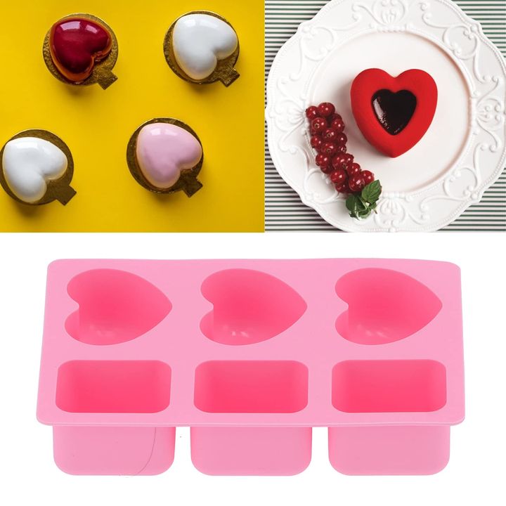 Silicone Casting Container - Squares and Hearts - image 2