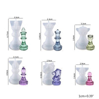 Silicone Casting Mold for Chess Pieces, Set of 6 — image 1