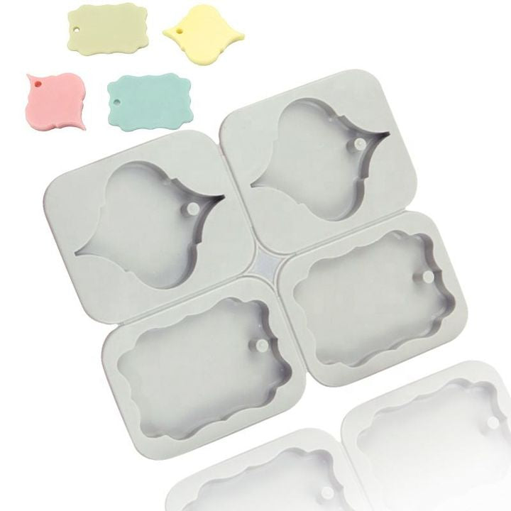Silicone Casting Mold for Ornaments with a Hole — image 1