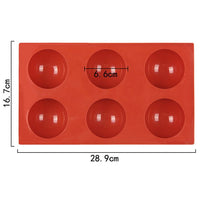 Silicone Casting Mold - Half Circles — image 2