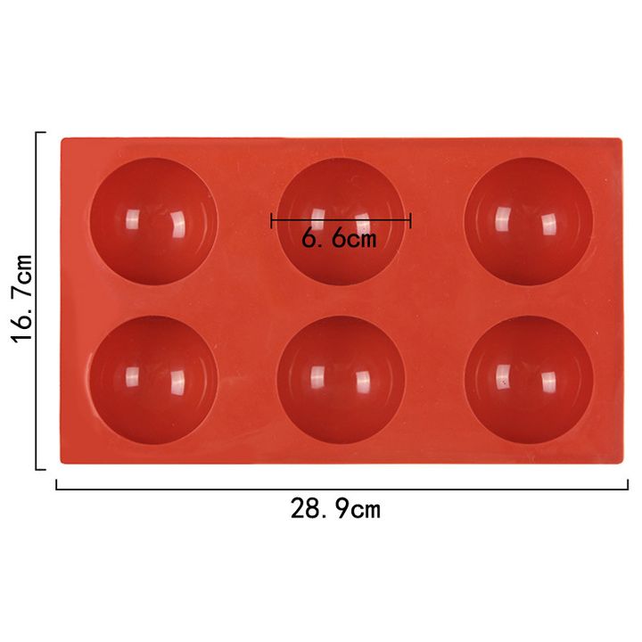 Silicone Casting Mold - Half Circles — image 2