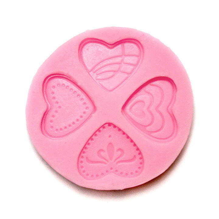 Silicone Casting Mold - Hearts