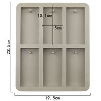 Silicone Casting Mold - Rectangle with Opening