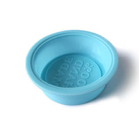 Silicone Mold for Casting, Circle + 100% Hand Made Text, Image 1