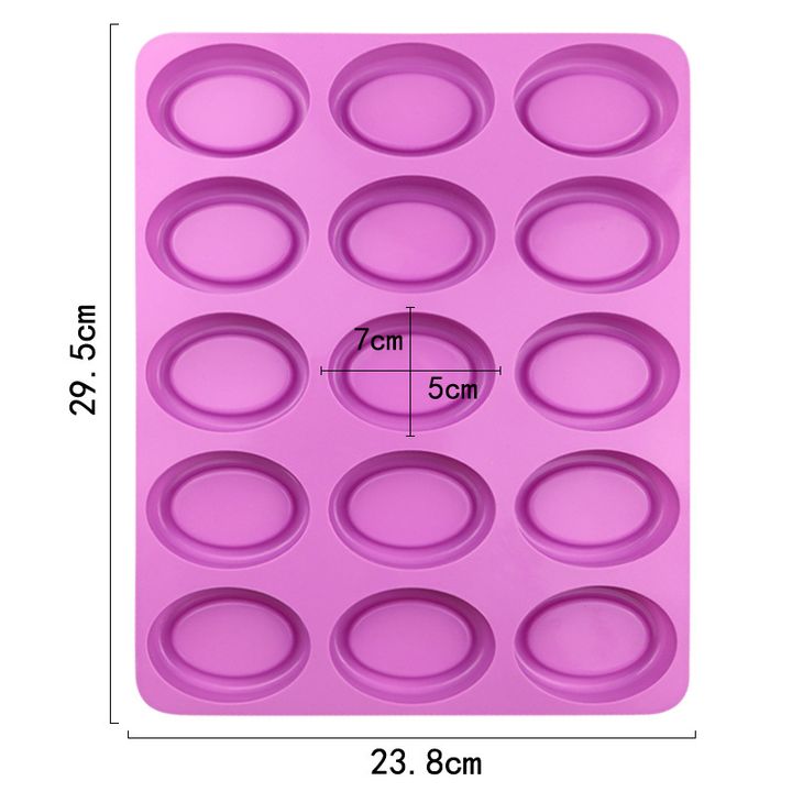 Silicone Mold for Casting - Ovals — image 2
