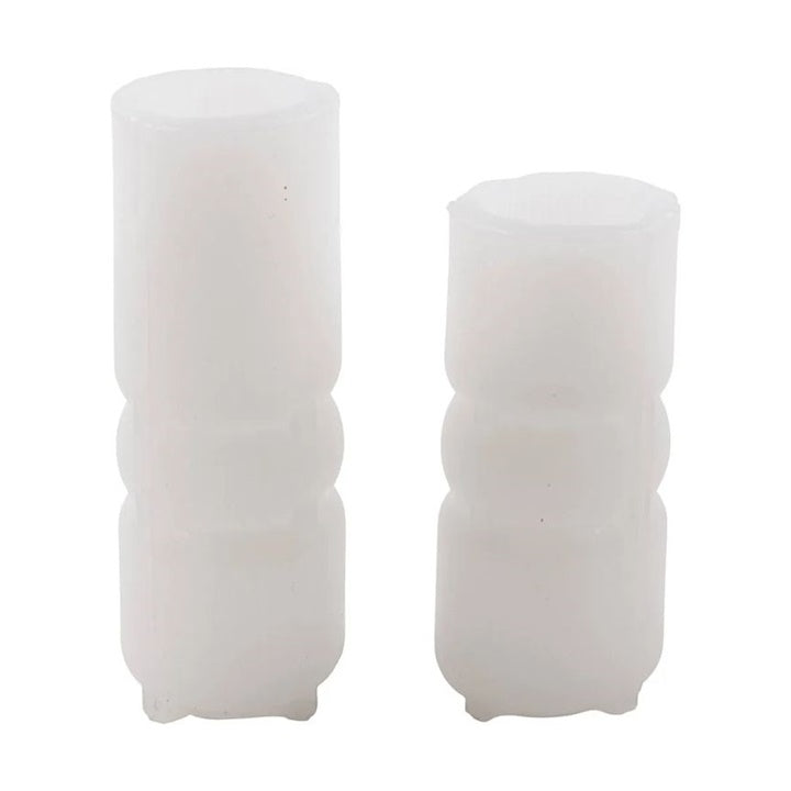 Silicone Mold - Ribbed Cylinder with Arch — image 4