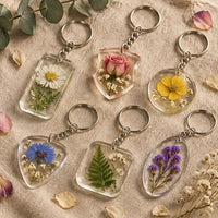 Silicone Resin Pendant Mold with Keyrings