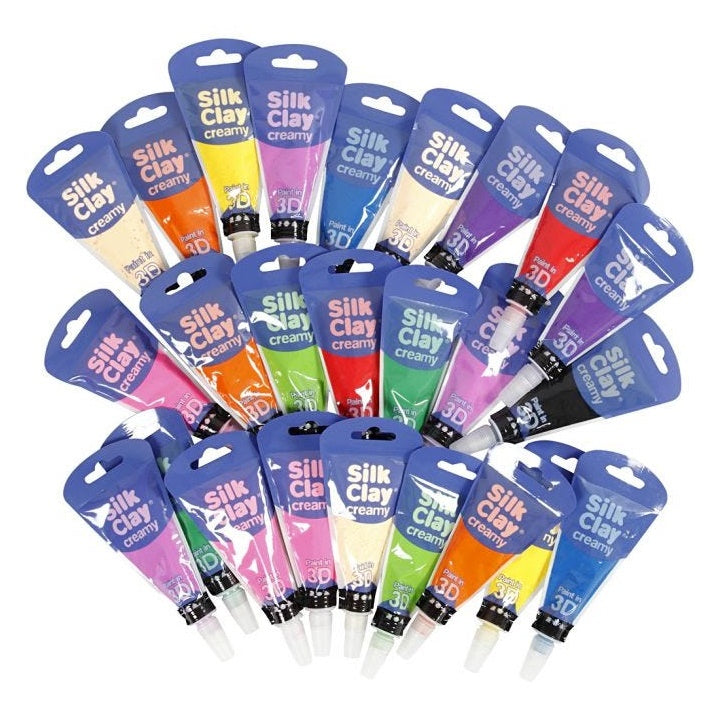 Silk Clay 3D Air-Dry Cream Modeling Clay | various shades — image 1