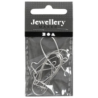 Silver Earring Hooks, 25 mm, Set of 6 — image 2