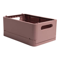 SKANDI Folding Storage Box, Recycled PP, MIDI, Dusty Rose