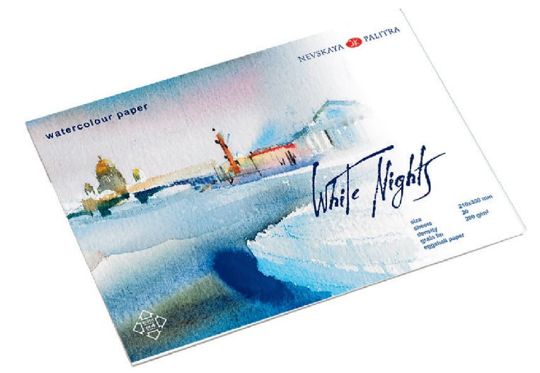 Sketch Pad for Watercolors, 20 Sheets | various sizes