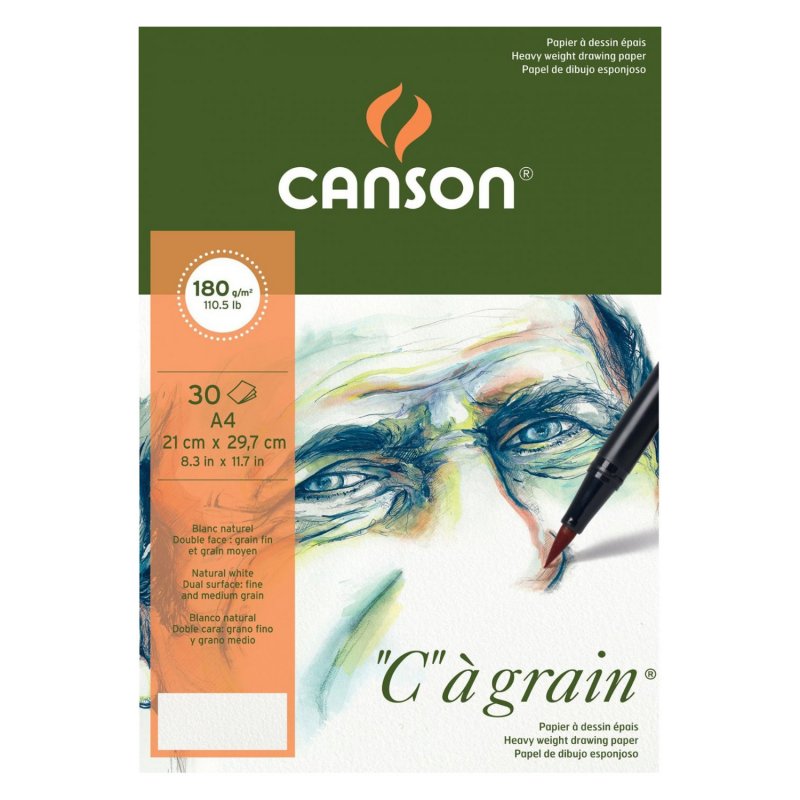 Sketchbook CANSON C a grain A5 180 g - 30 sheets