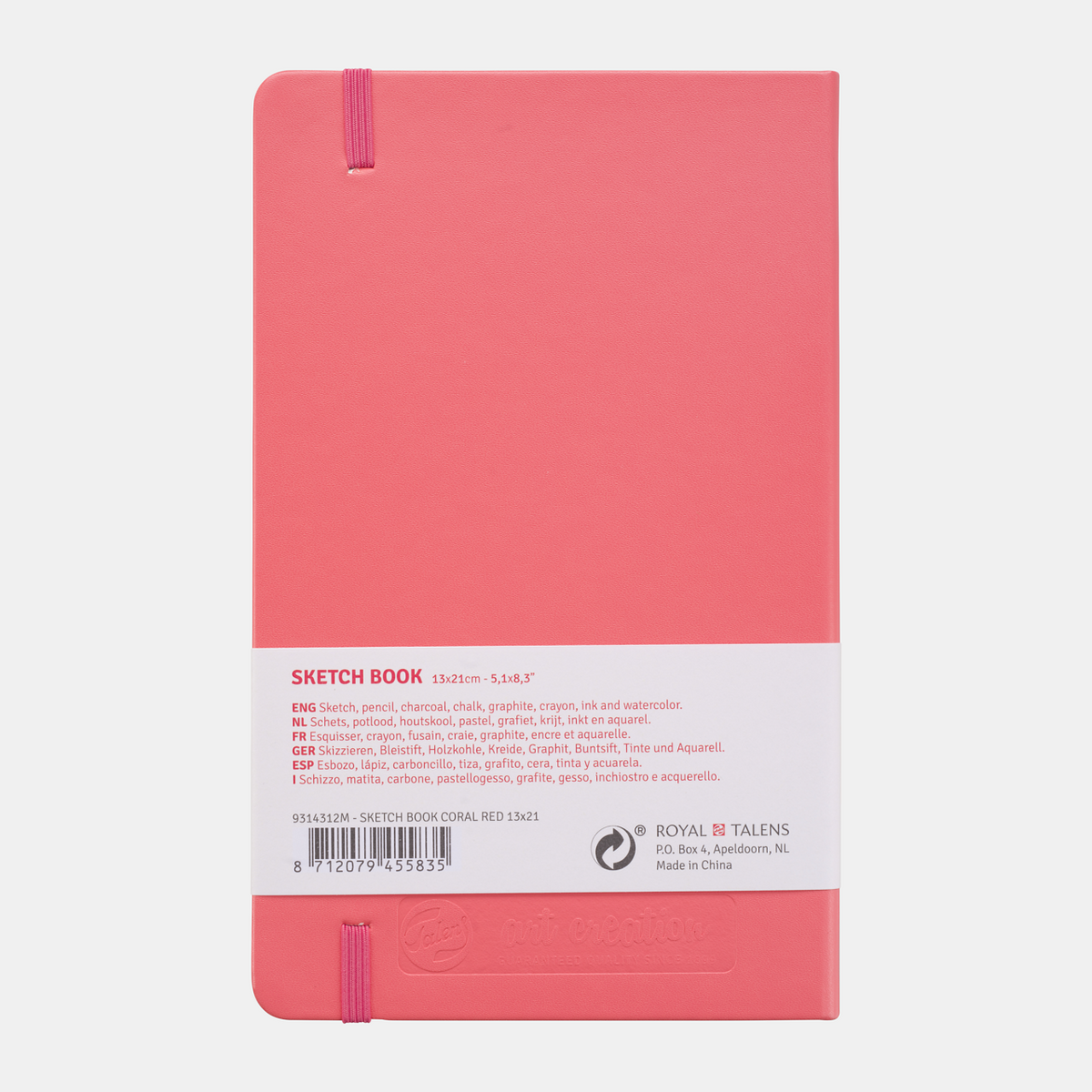 Sketchbook ROYAL TALENS Art Creation Coral 13 x 21 cm – 140 gsm, 80 sheets