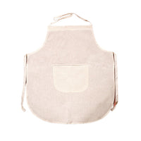 Small Cotton Apron with Pocket - 44 x 52 cm