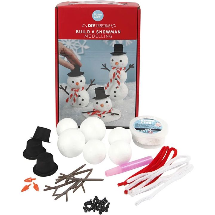 Snowman-Making Modeling Set — image 1