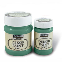 PENTART Soft Decorative Paint 100 ml – 21643 - Turquoise Green