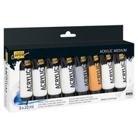 SOLO GOYA Acrylic Medium Set, 8x20 ml - image 3