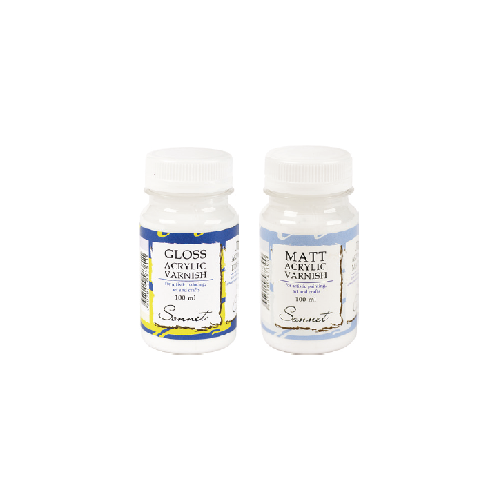 Sonnet Final Varnish for Acrylic Paints 100 ml | Various Finishes | ARTMiE