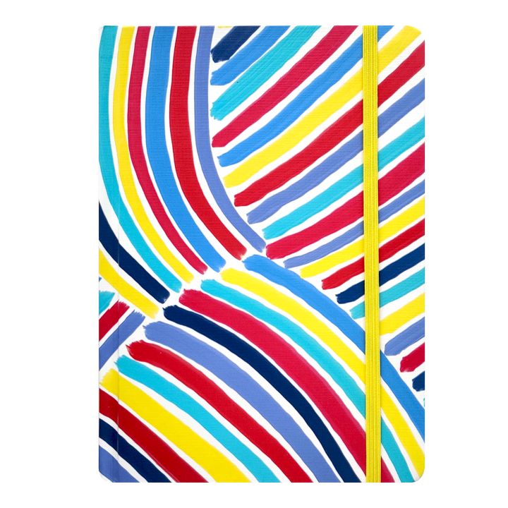 Spoko A5 Lined Notebook, 96 Pages - Blue Brush - Image 2