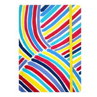 Spoko A5 Lined Notebook, 96 Pages - Blue Brush - Image 2