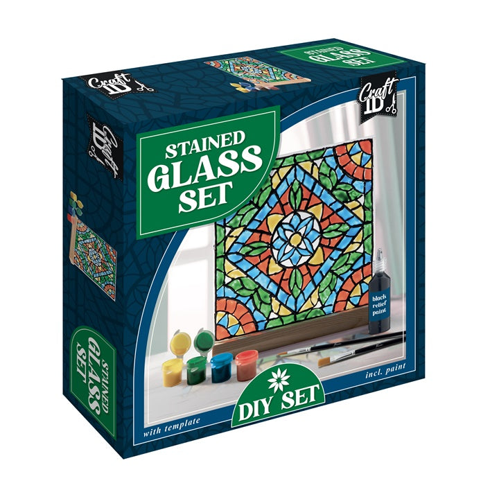 Stained Glass Set for Painting on Glass, 9-Piece — image 1