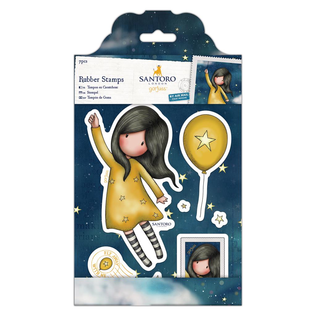 Stamp set DOCRAFTS Santoro Gorjuss Balloon - 7 pcs