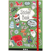 Sticker Book with Christmas Motifs