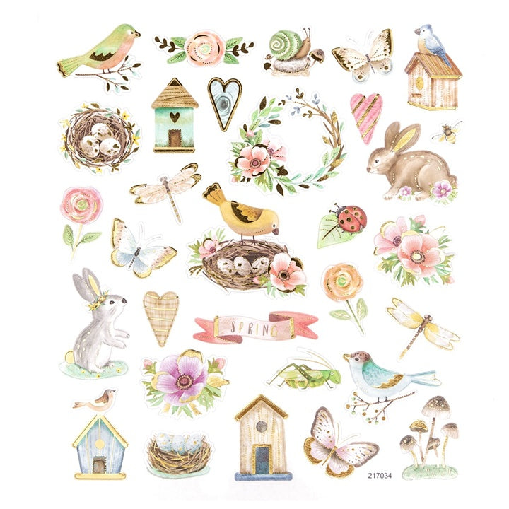 Stickers | Spring, Set of 31