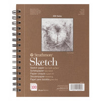 Strathmore Spiral-Bound Sketch Pad, 100 Sheets | various sizes — image 1