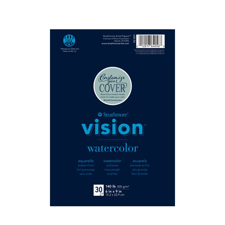 Strathmore Vision Watercolor Pad, 30 Sheets | various sizes — image 2